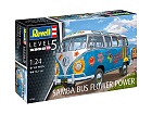 VW T1 Samba Bus Flower Power, 1:24