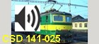 MTB, Elektrická lokomotiva 141 025 Bobina, ČSD, TT 1:120, ozvučeno Jacek Sound