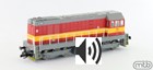 MTB, Motorová lokomotiva 721 199, ČSD, TT 1:120, ozvučeno Jacek Sound