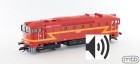 Motorová lokomotiva 750 285 Brejlovec, CD, TT 1:120, ozvučený Jacek Sound