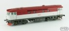 Motorová lokomotiva 751 212 Bardotka, ČD, H0 1:87