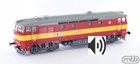 MTB, motorová lokomotiva 751 239 Bardotka, ČD, H0 1:87, ozvučení Jacek Sound