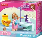 Koupelna, kostky shodné s LEGO