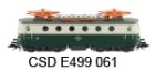 Elektrická lokomotiva E499 061 Bobina, ČSD, TT 1:120