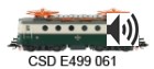Elektrická lokomotiva E499 061 Bobina, ČSD, TT 1:120, ozvučený Jacek Sound