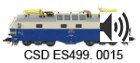 Elektrická lokomotiva ES 499 0015 Krysa, ČSD, TT 1:120, ozvučený Jacek Sound