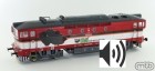 Motorová lokomotiva 750 202 Brejlovec, KDS, TT 1:120, ozvučený Jacek Sound
