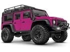 RC auto Traxxas TRX-4M Land Rover Defender, měřítko 1:18, RTR, barva tmavě růžová